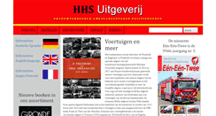 Desktop Screenshot of hhsuitgeverij.nl