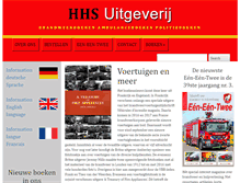 Tablet Screenshot of hhsuitgeverij.nl